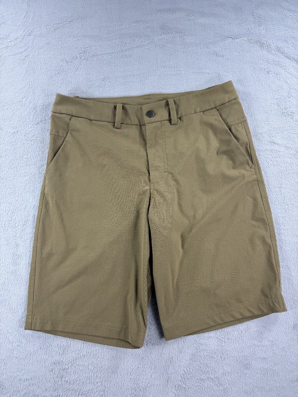 Lululemon Men's 32x10 Brown Commission Shorts Casual Athletic Golf Stretch